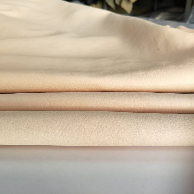 意大利进口摔纹植鞣牛皮 本色摔纹树膏皮皮料 鞋包用植鞣皮现货