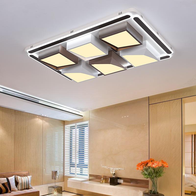 led吸顶灯长方形客厅灯现代简约创意卧室餐厅书房灯北欧大厅灯具