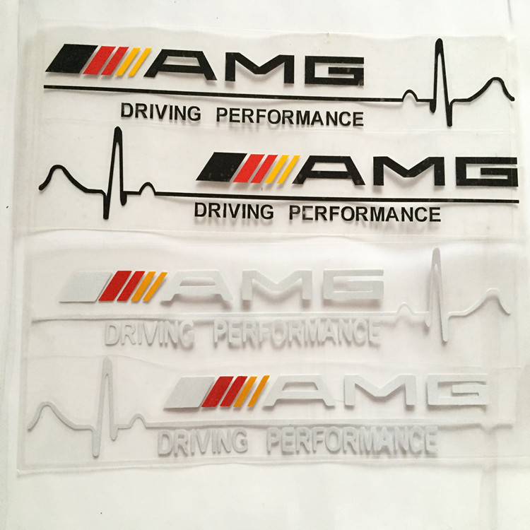 奔驰汽车贴纸C级E级GLA GLCAMG后视镜后车窗贴纸外饰改装车身车贴