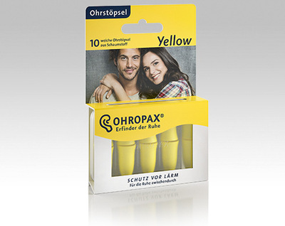 Germany OHROPAX An ear Yau Earplugs Noise abatement sleep Sleep Dedicated dormitory Noise Reduction Yellow