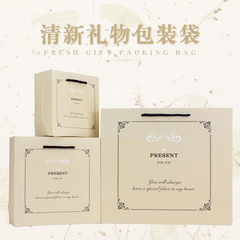 Exquisite Korean fashion gift portable paper bag, gift bag packaging bag, gift bag, clothing bag wholesale