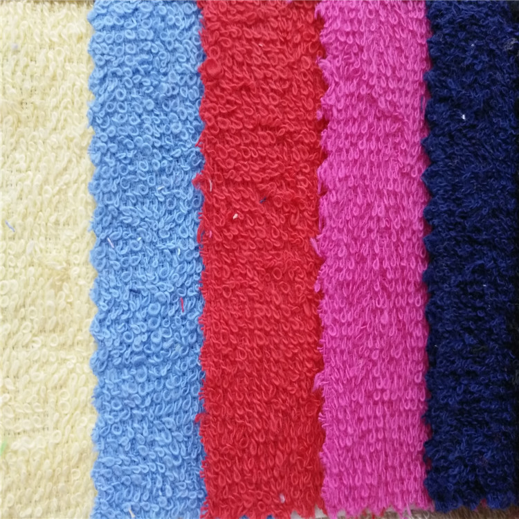 现货梭织双面全棉毛巾布 纯棉毛巾布 服装鞋帽玩具家居家纺毛巾布|ru