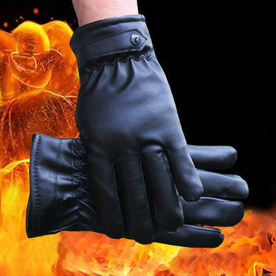 秋冬季新款男士骑车手套户外骑行摩托车防滑防风大棉手套劳保批发|ms