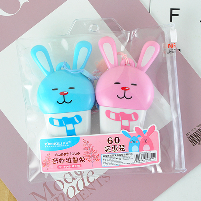 Manufactor Direct selling Changli 859B Rabbit Two Correction Tape Lu hare Correction Tape student to work in an office Supplies