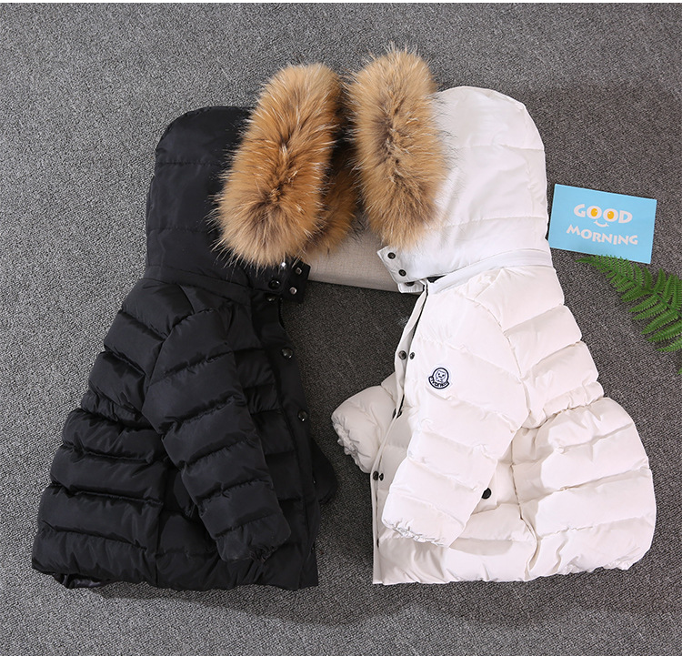 毛领羽绒服短款 (11)