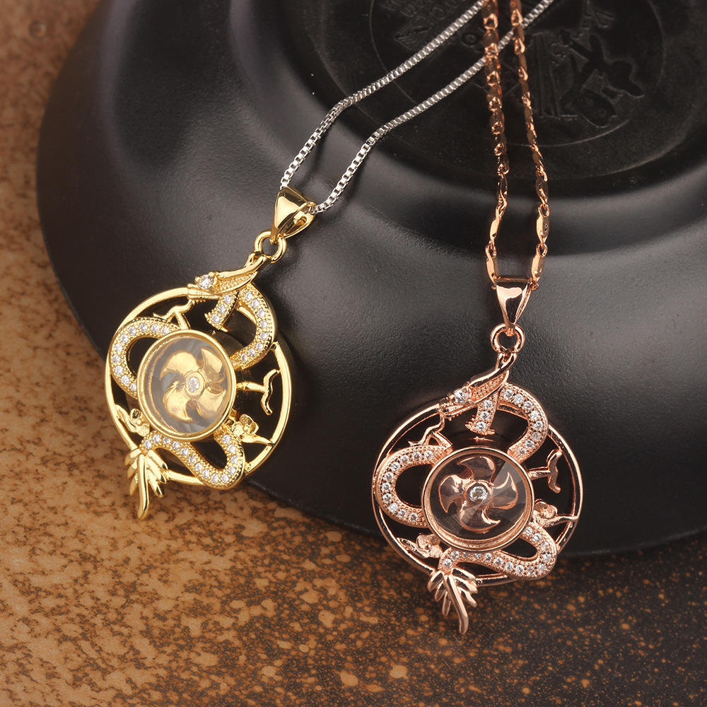 Dragon Totem Necklace - Golden Color