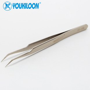 Especially Dragon ST15B precision anti-static hard tweezers curved pointed stainless steel straight tweezers