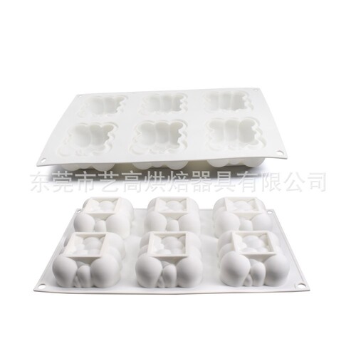 6 Lian Xiangyun mousse cake silicone mold DIY baking jelly mousse mold silicone mold baking mold