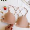 Wireless bra, underwear, push up bra, lifting effect, thin strap, beautiful back