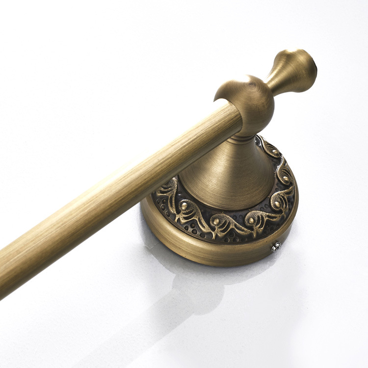 F8301全铜复古毛巾杆单杆毛巾架批发生产外贸一件代发(6)