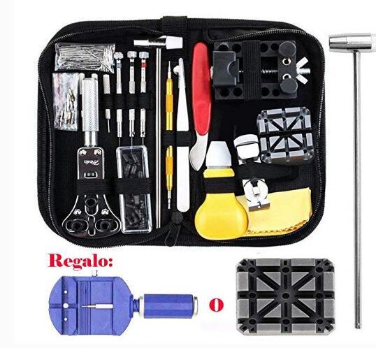 修表工具手表维修工具包150件套装 拆表带 开底器换电池 简易修表