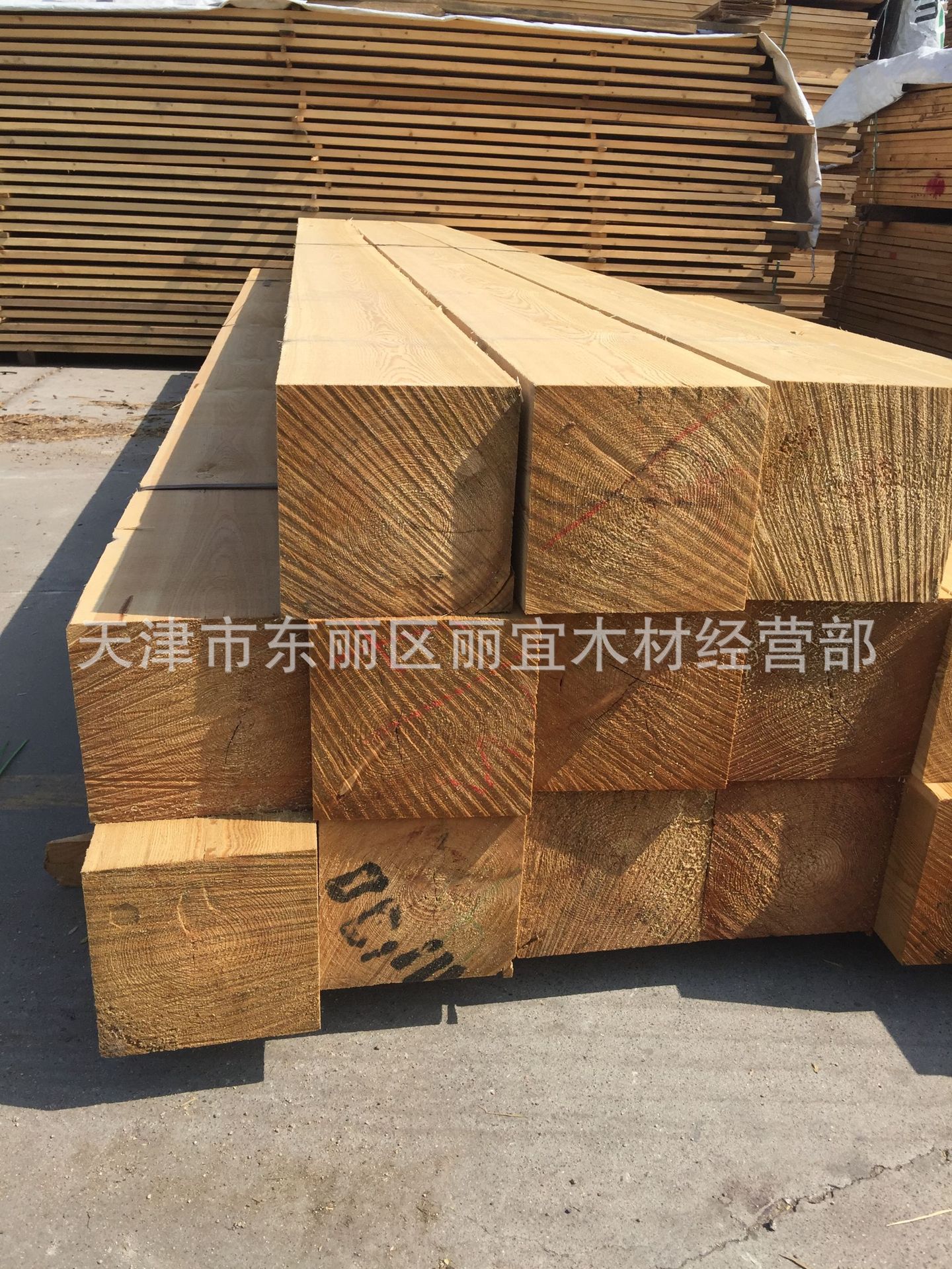 落叶松 硬杂木枕木 方木可加工定制尺寸|ru