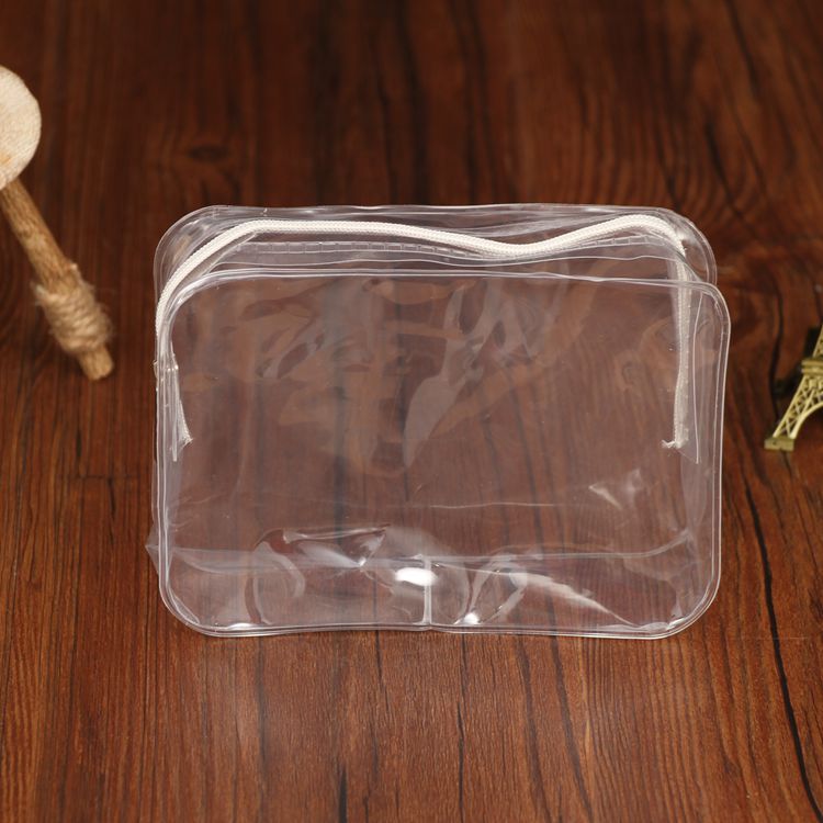 透明化妆品整理包洗漱套装PVC塑料手提袋拉链储物包装袋批发