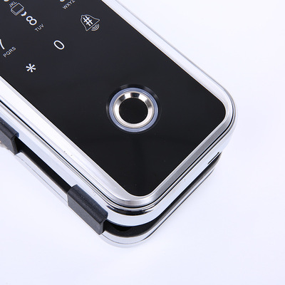 高级智能滑盖指纹锁家用防盗门遥控密码卡手机可视远程感应电子锁|ms