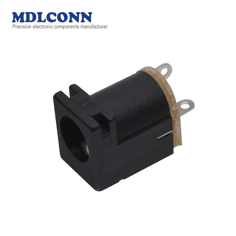 供应DC012B 带卡槽 DC电源插座 DC充电母座