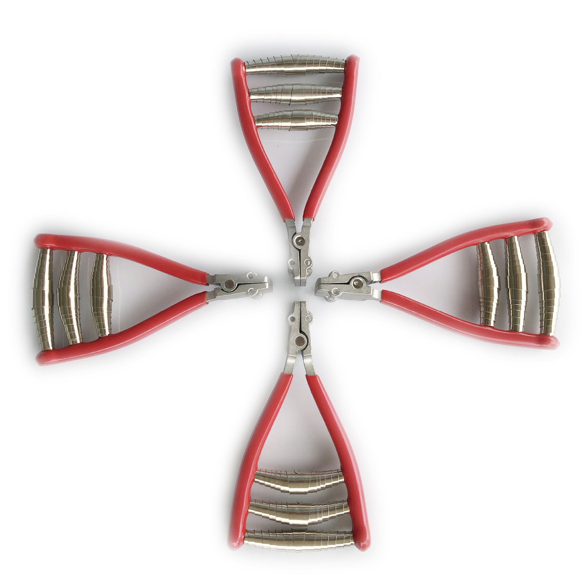 POWERTI Cabeza ancha tres primavera nuevo ultra-ligero de aluminio raqueta de bádminton tenis máquina de roscado herramienta clip de inicio