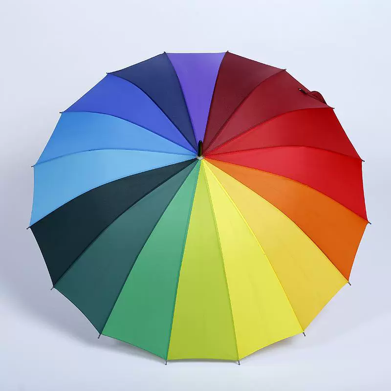 Rainbow big umbrella for princess, wholesale, Birthday gift, sun protection