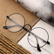 哈利波特同款大圓框平光鏡 全金屬復古太子鏡眼鏡 可配近視鏡8825