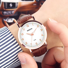 筱雅xiaoya女學生簡約休閒潮流學生森系情侶手錶批發1258