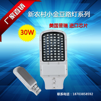 河南云轩 LED小金豆路灯头路灯高杆灯新农村挑臂路灯抱箍路灯30W|ru