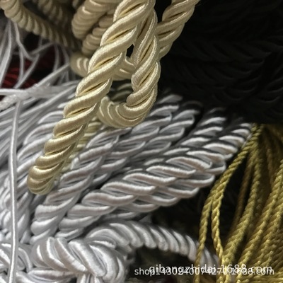 三股绳手提绳子包装手提袋绳子三股手提绳子纸袋绳子礼品盒拎绳子|ru