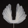 Party baking cake decorate wings and decorative white wings plug -in cake decorative feathers wing account