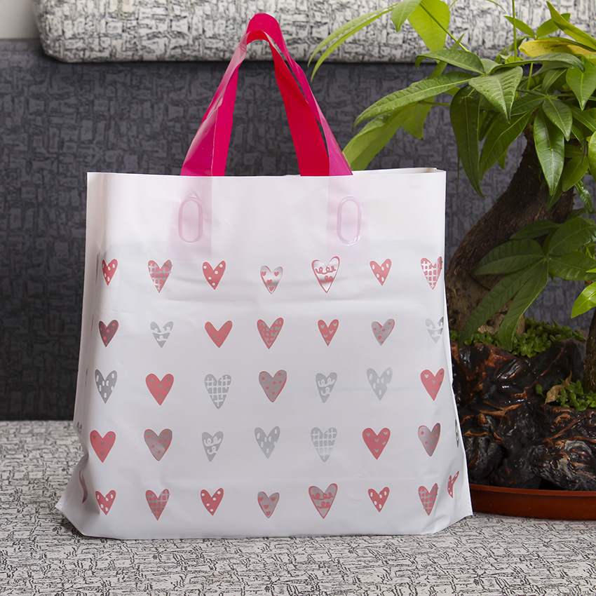 厂家直销PE服装手提塑鞋服童装礼品包装购物塑料袋加印logo