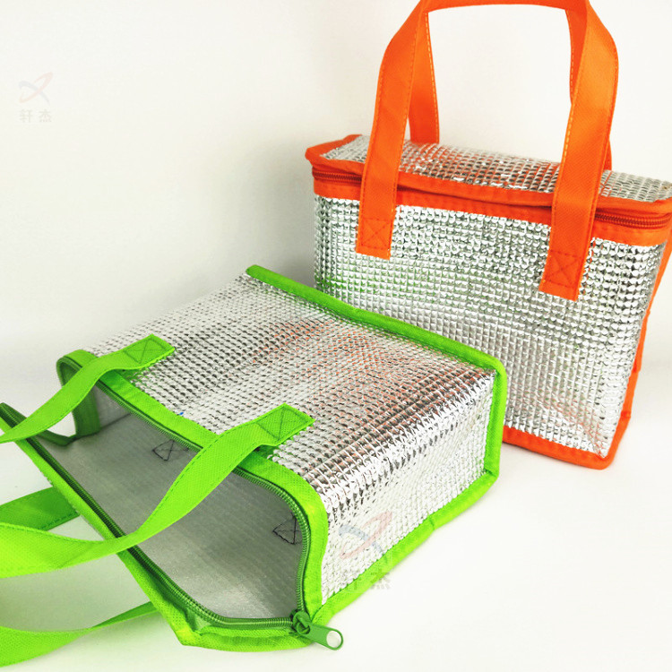 專業定制鋁膜手提袋 拉鏈野餐袋 保溫保鮮冷餐收納