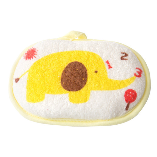 Baby bath cotton baby bath sponge children's bath towel bath ball bath wipe cartoon newborn sponge bath towel
