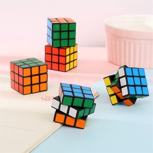 Интеллектуальная интеллектуальная игрушка, маленький кубик Рубика для детского сада, третий порядок, 3см