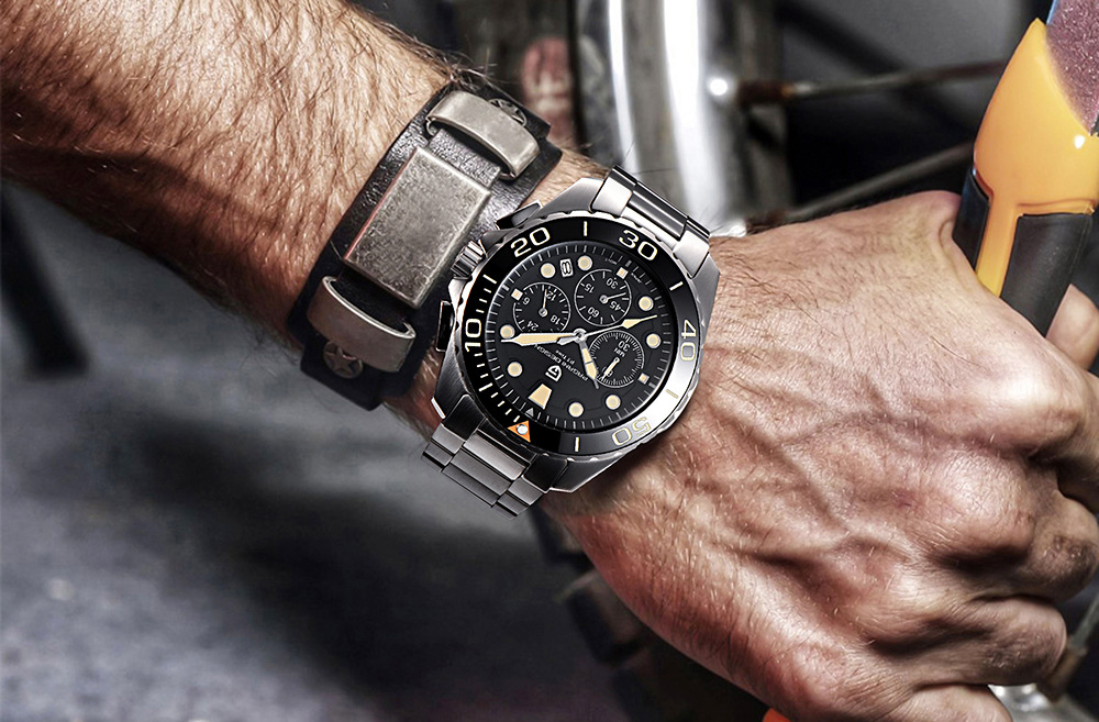Quartz Casual Waterproof Steel Watch