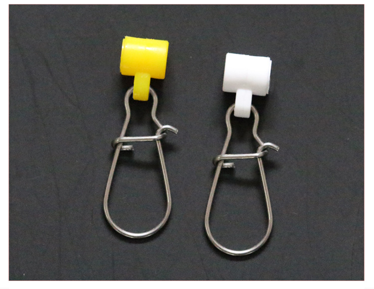 50 Or 100 PC Heavy Duty Fishing Sinker Slides With Duo Lock Snaps – 4 Colors, 220 Lb Test, FREE Shipping