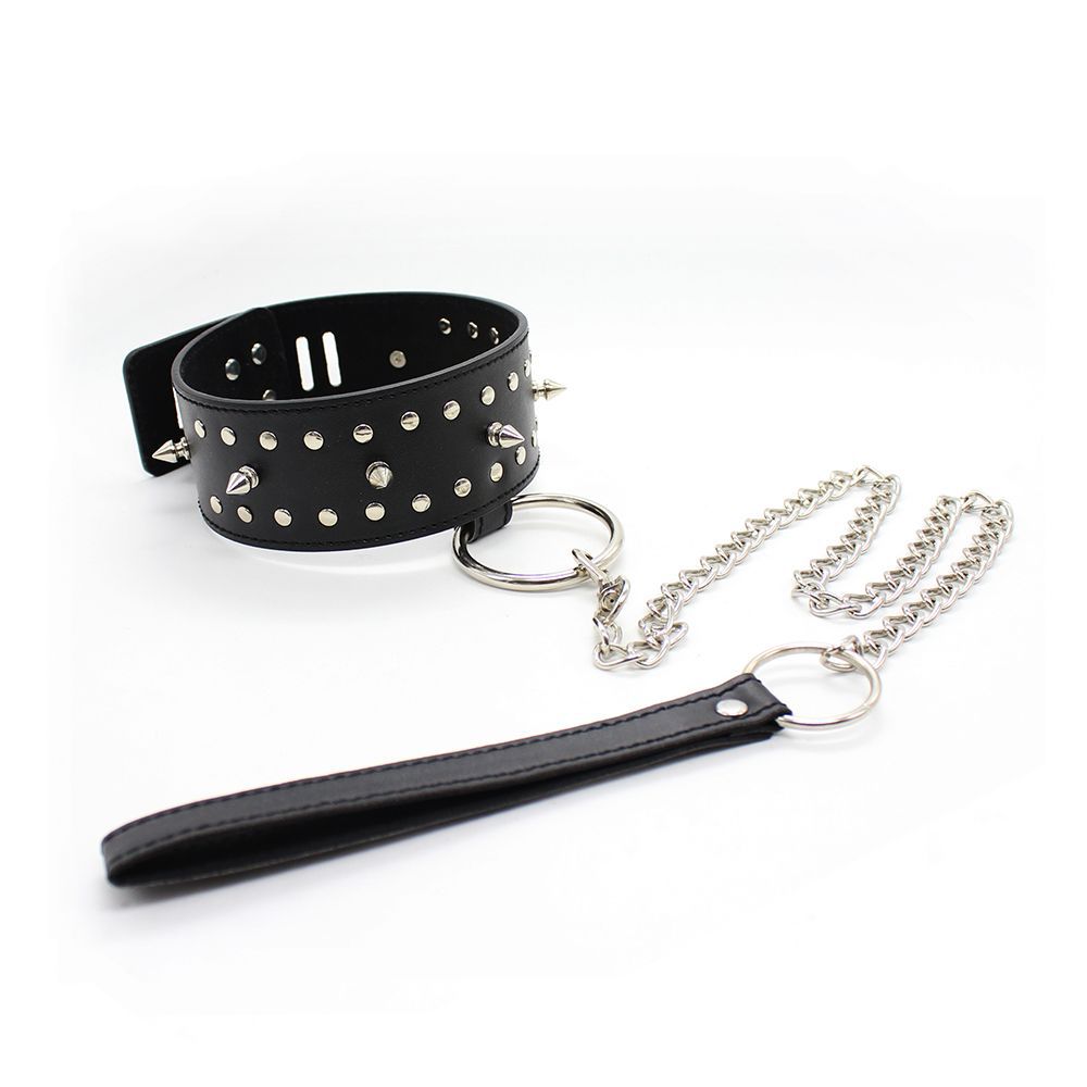 Venta al por mayor sexy pico collar perro mascota cadena tracción cuello cubierta alternativa promoción moda tendencia pu collar
