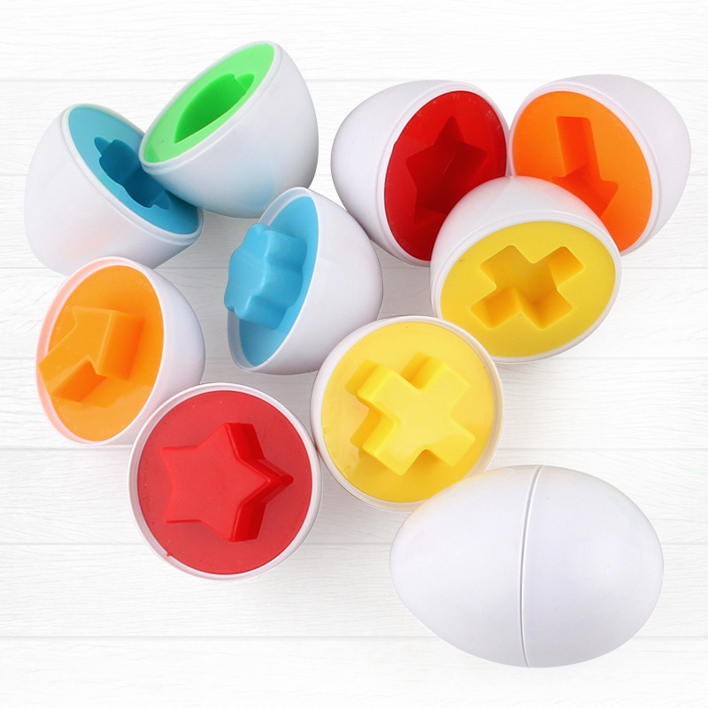 Baby Toys Mixed Batch Matching Smart Eggs Baby Gashapon6 Pack Simulated Egg Toys