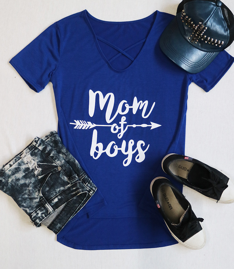 Plus Size Womens V Neck Printed T Shirt Sexy Design Comfortable Fit Casual Style Wholesale Available