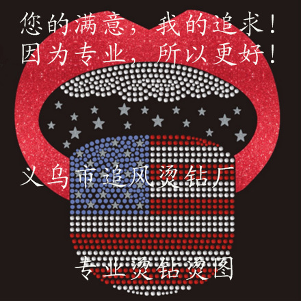 女装烫图 时装烫钻图案 春秋流行款式烫钻 T恤烫钻图案 厂家直销