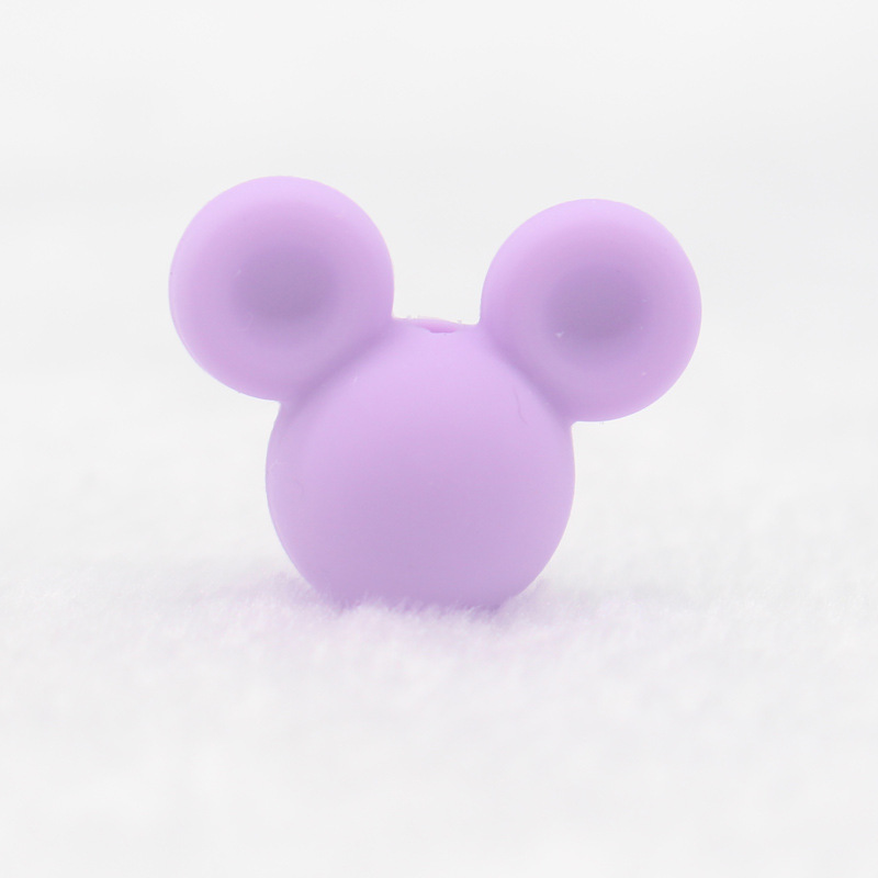 INS bebé de silicona mordedor bebé Mickey cabeza accesorios mordedor Amazon nuevo mordedor