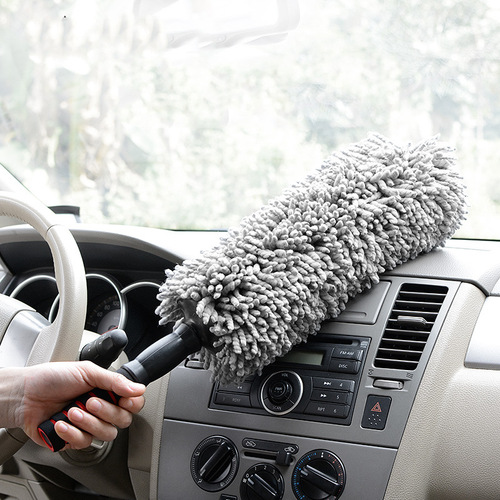 Retractable car dust duster car dust removal car brush car supplies wax sweep brush floating dust car interior cleaning