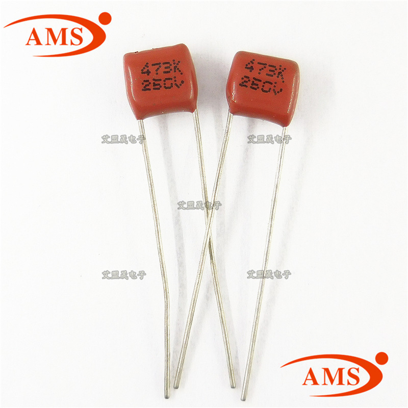 CBB金属薄膜电容 250V473J 0.047UF 47NF 脚距P7.5mm  全新现货
