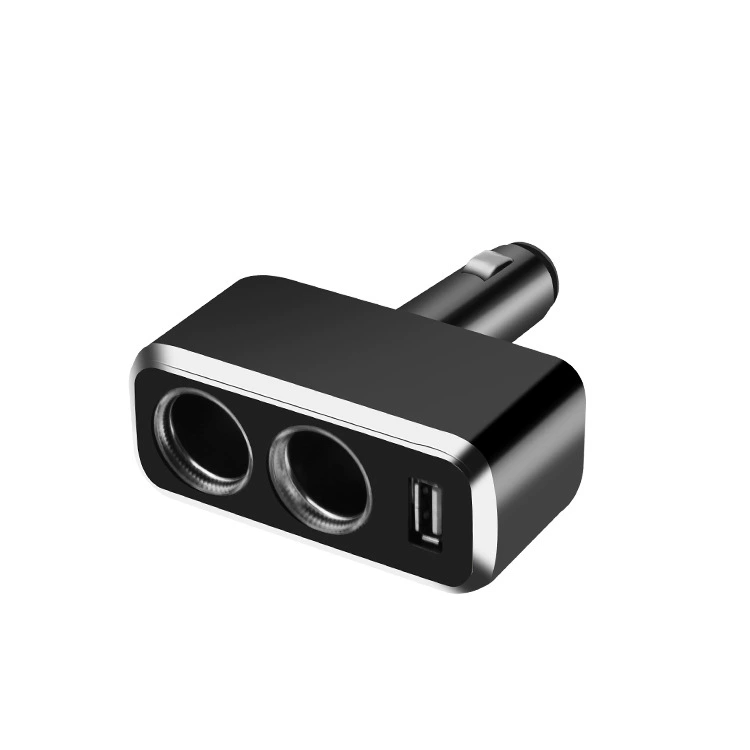 Шу́нвэй точка один точка два USB-распределитель питания 90° с вращающимся двигателем зажигалки USB автомобильная зарядка SD-1909