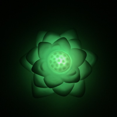 A015【厂家直销】七彩莲花小夜灯 许愿灯 七彩荷花灯 热卖小夜灯|ru