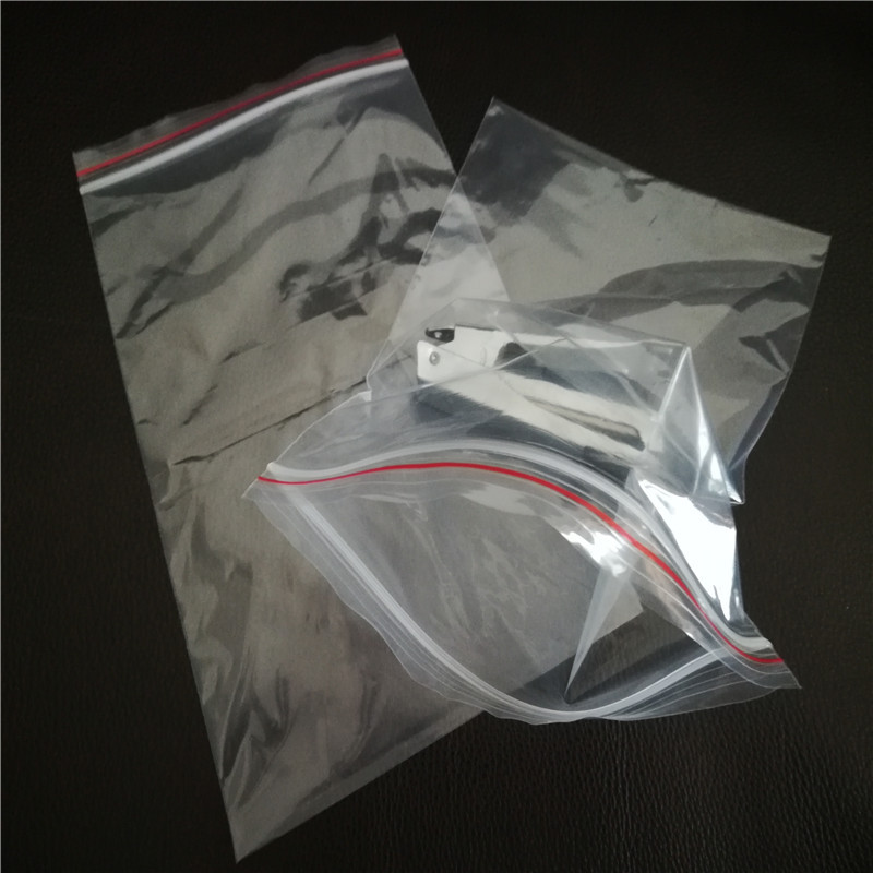 供应东莞胶骨密封袋飞机孔凹凸槽胶袋东莞PE密实袋生产厂家