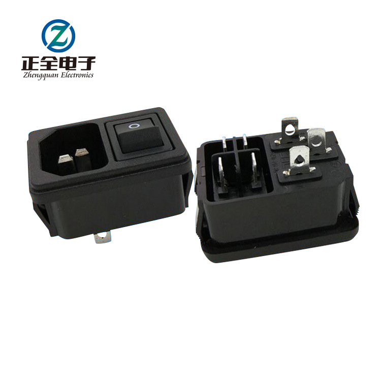厂家供应：AC电源插座系列AC-02A电水壶插座二合一AC电源插座