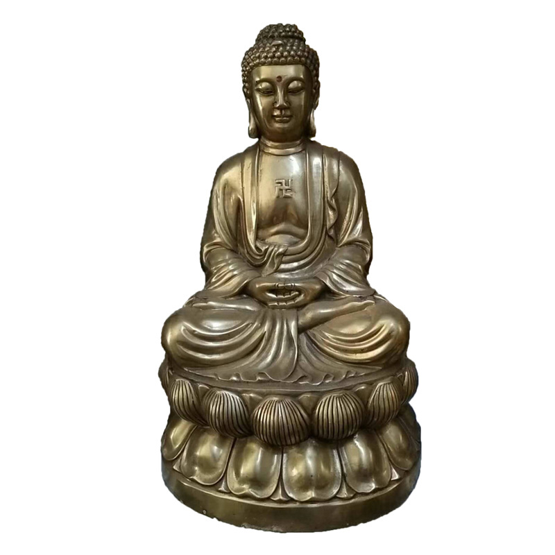 铜佛像定制 释迦牟尼佛摆件