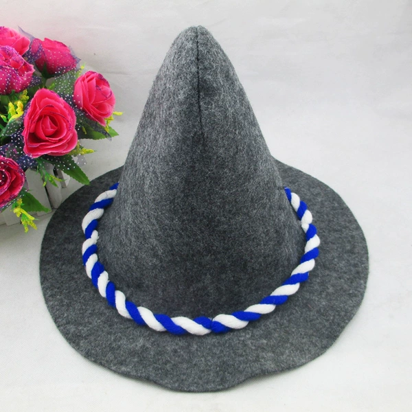 Witcher hat with blue rope