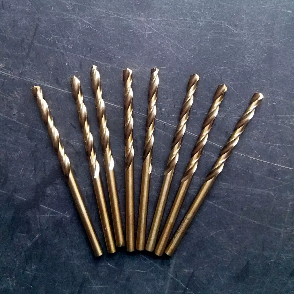 Сверло с кобальтовым подшипником M35 из нержавеющей стали с прямым хвостовиком сверло для полного шлифования сверло из нержавеющей стали спиральное сверло с прямым хвостовиком