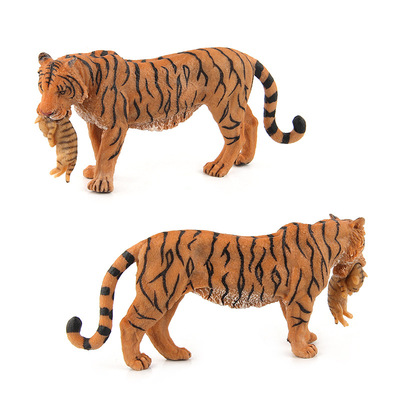 Cross-biên giới rắn động vật công viên mô hình động vật hoang dã mô phỏng đồ chơi trẻ em Rừng tiger mô hình động vật