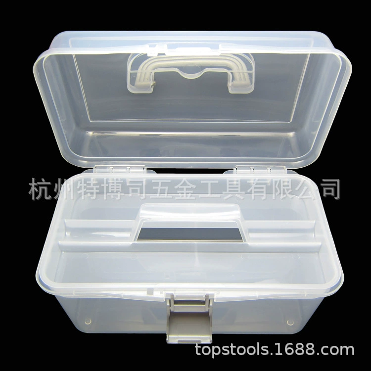 Высококачественный прозрачный переносной ящик для хранения, 200 мм