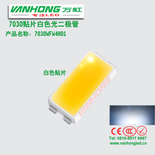 发光二极管 7030双芯片6V灯珠 7030冷白光 贴片led灯珠7030白色