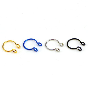Breast ring stainless steel fake breast ring nose ring nose nail nasal septum European and American puncture jewelry u nose ring body puncture European and American